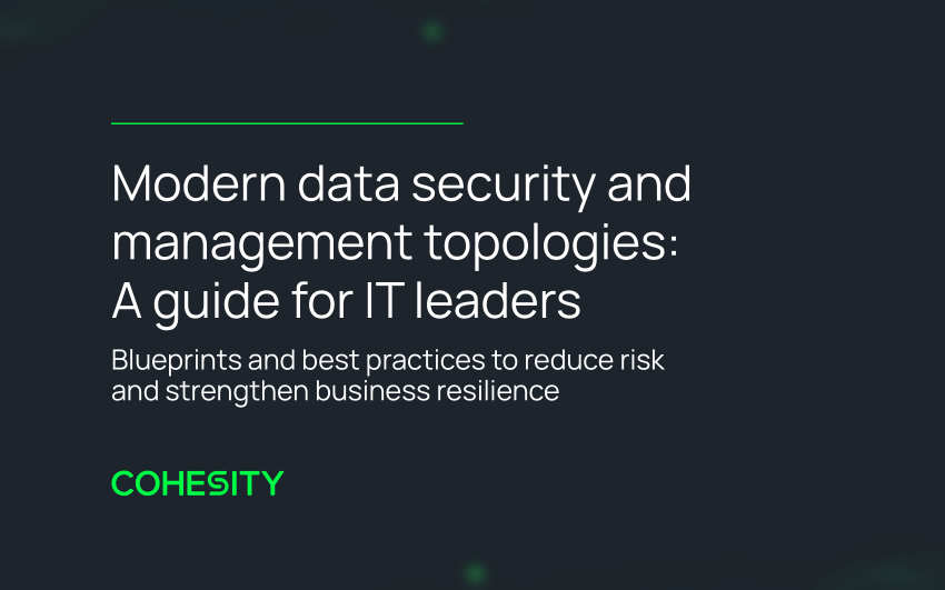 Modern data security and management reference architectures