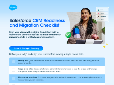 Salesforce CRM Readiness and Migration Checklist