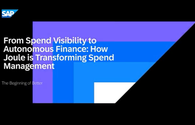 From Spend Visibility to Autonomous Finance: How Joule is Transforming Spend Management