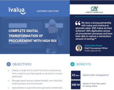 Complete Digital Transformation of Procurement with High ROI