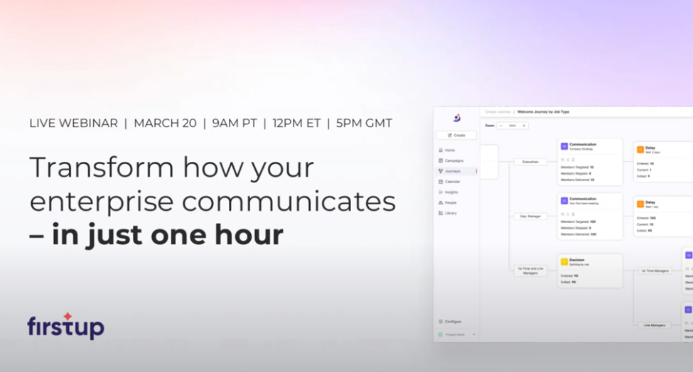 Transform How Your Enterprise Communicates — In One Hour