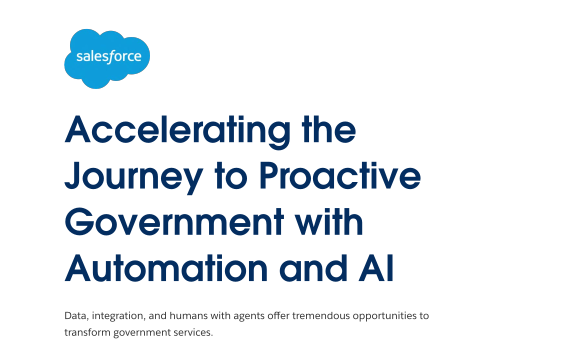 Accelerate the Journey to Proactive Government with Automation and AI.