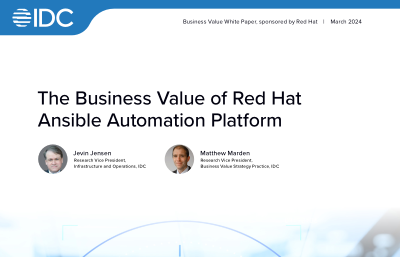 The Business Value of Red Hat Ansible Automation Platform