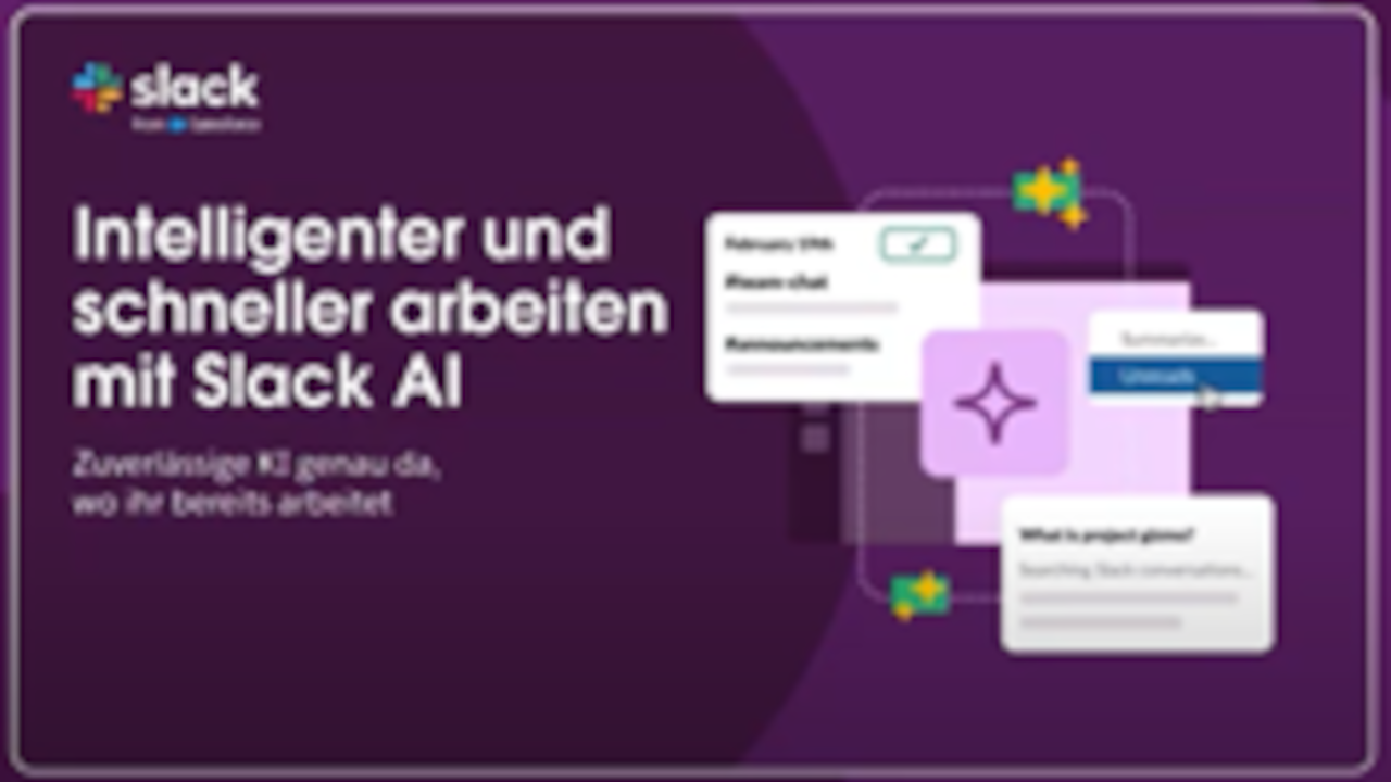Intelligenter und schneller arbeiten mit Slack AI