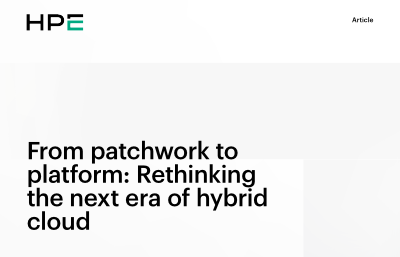 From patchwork to platform: Rethinking the next era of hybrid cloud