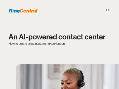 An AI powered contact center