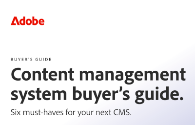 Content Management System Buyer’s Guide