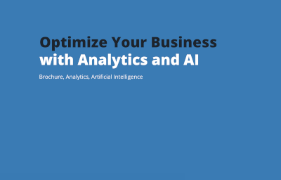 Optimise Your Business with Analytics and AI Brochure