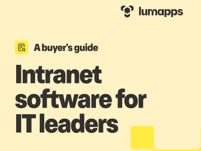 A buyer's guide: Intranet software for IT leaders