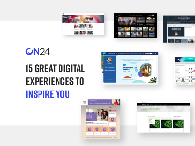15 Great digital  Experiences to  Inspire You