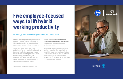 Five Employee-Focused Ways to Lift Hybrid Working Productivity