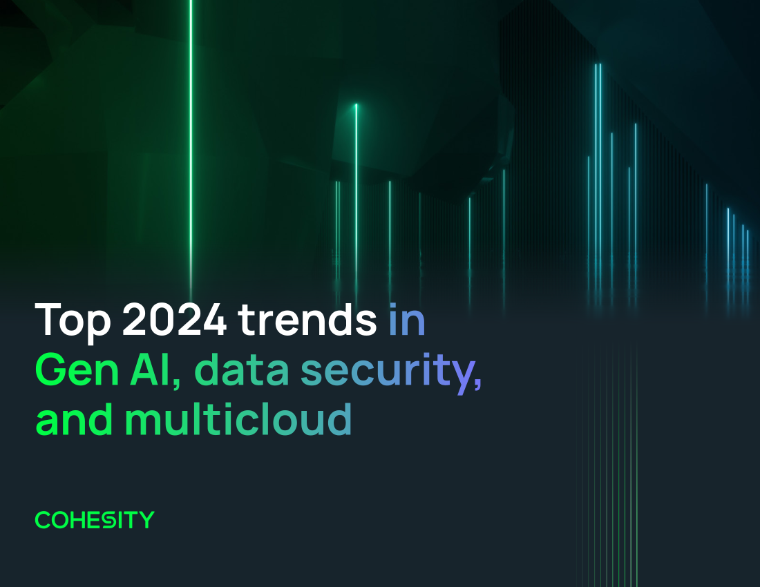 Top 2024 trends in Gen AI, data security, and multicloud