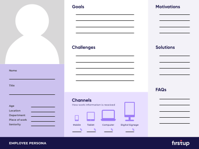 Employee Persona Worksheet
