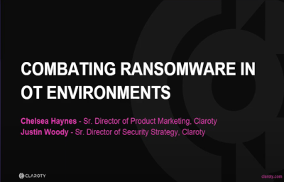 Combating Ransomware in OT Environments