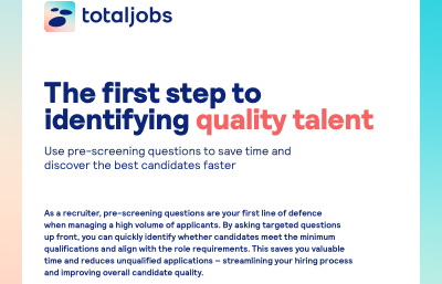 The First Step To Identifying Quality Talent