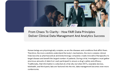 From Chaos to Clarity – How FAIR Data Principles Power Clinical Analytics Succes