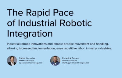 The Rapid Pace of Industrial Robotic Integration