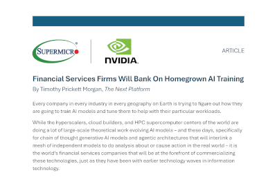 Financial Services Firms Will Bank On Homegrown AI Training