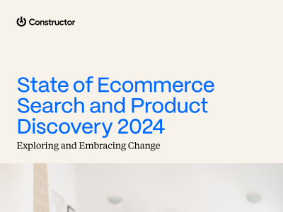 State of Ecommerce Search and Product Discovery 2024