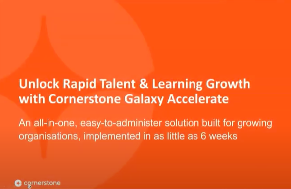 Scale Skills with Cornerstone Galaxy Accelerate