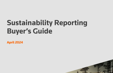 Sustainability Reporting Buyer’s Guide 2024