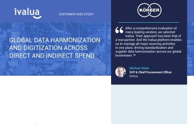 Körber: Global Data Harmonization and Digitization Across Direct and Indirect