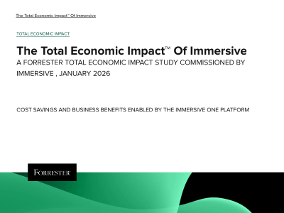 Forrester Total Economic Impact™ of Immersive One