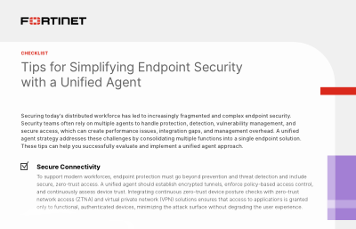 Top Tips for Simplifying Endpoint Security with a Unified Agent